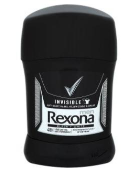 Rexona deo stift 50ml for Men Invisible B&W
